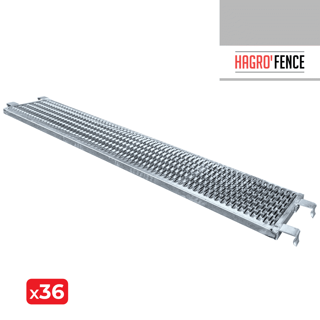 Prancha Galvanizada 40CMx2.15MT Hagro'Fence - 36UNI