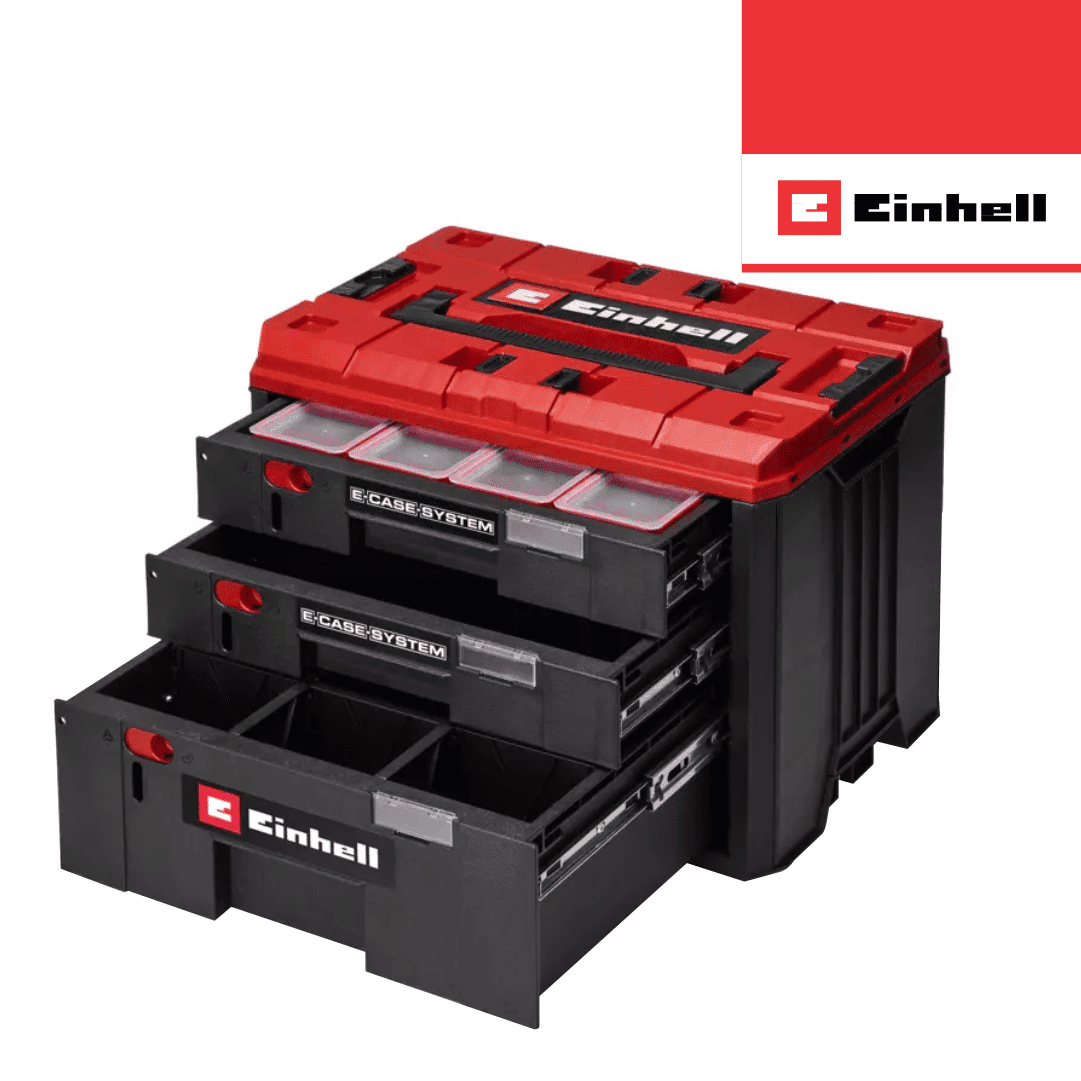 Mala de Ferramenta c/ Gavetas Einhell E-Case 