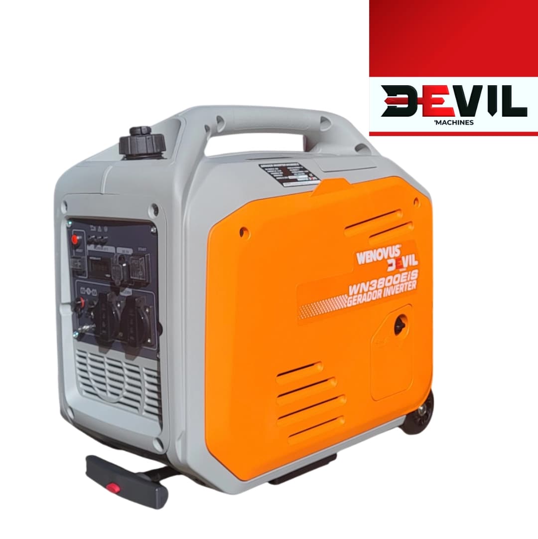 Gerador Inverter Silencioso Devil'Machines WN3800EIS Monofásico 3300W
