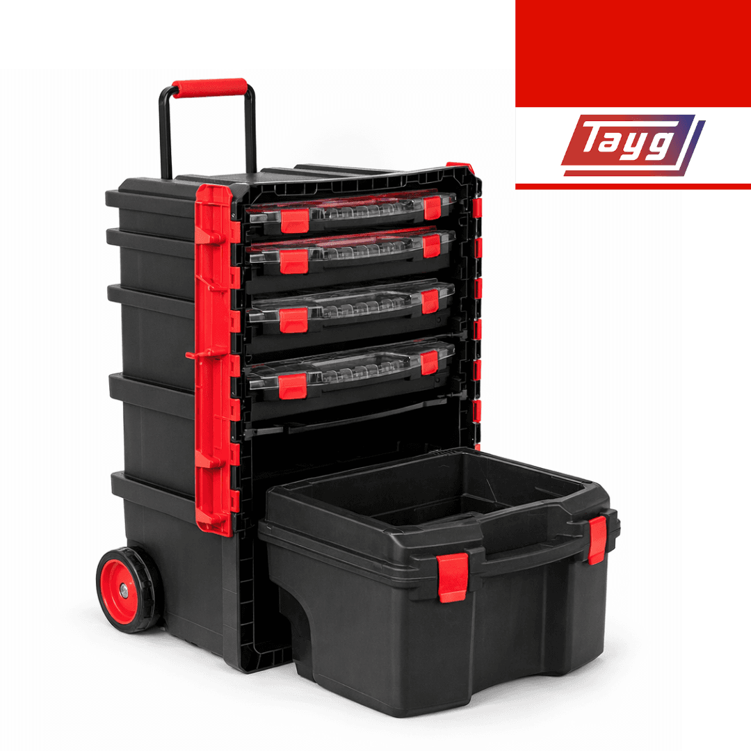 Mala Ferramenta Trailbox Tayg Nº59 c/ Rodas 50x41x77CM