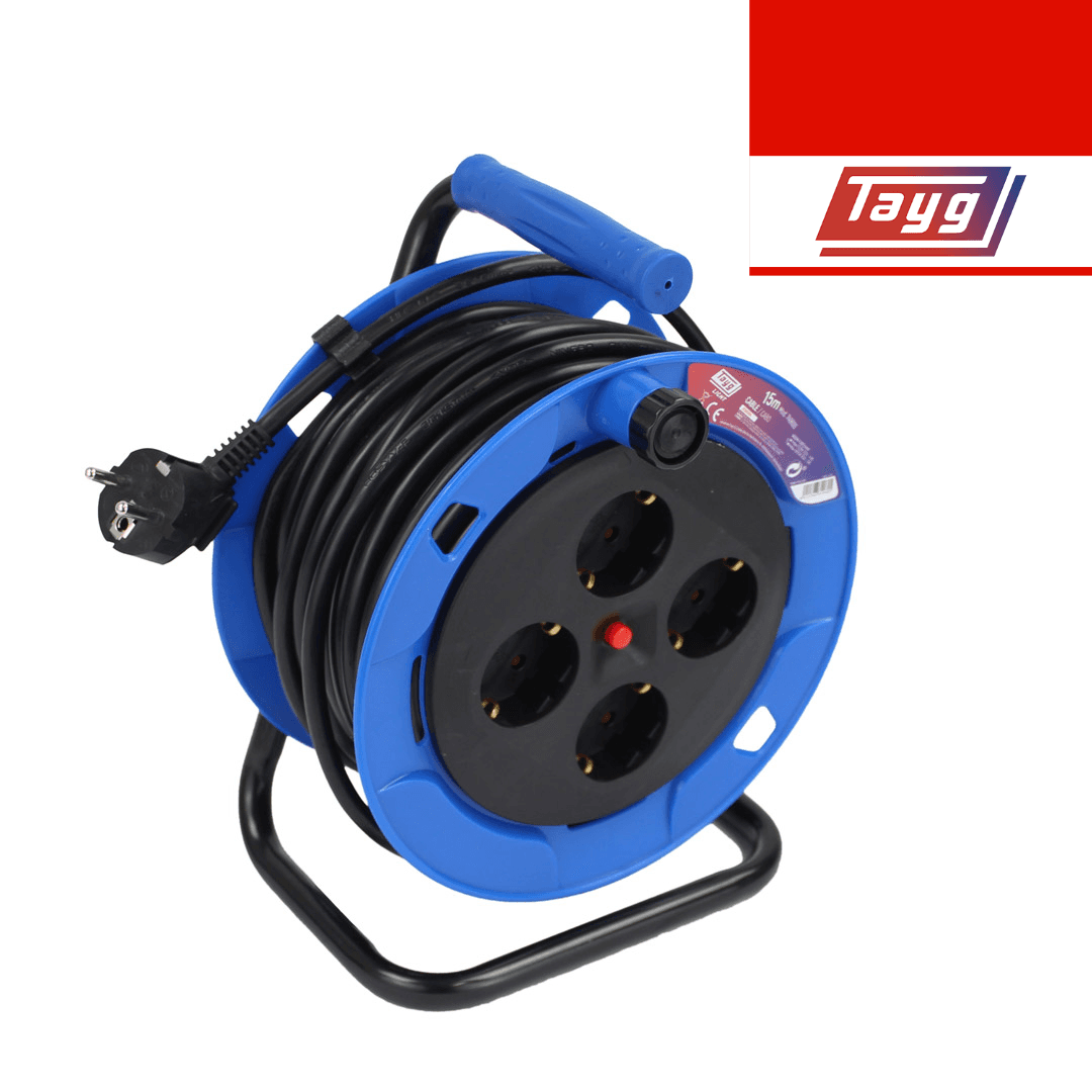 Extensão Elétrica c/ Enrolador Tayg 3x1.5MM - 50MT (777608)
