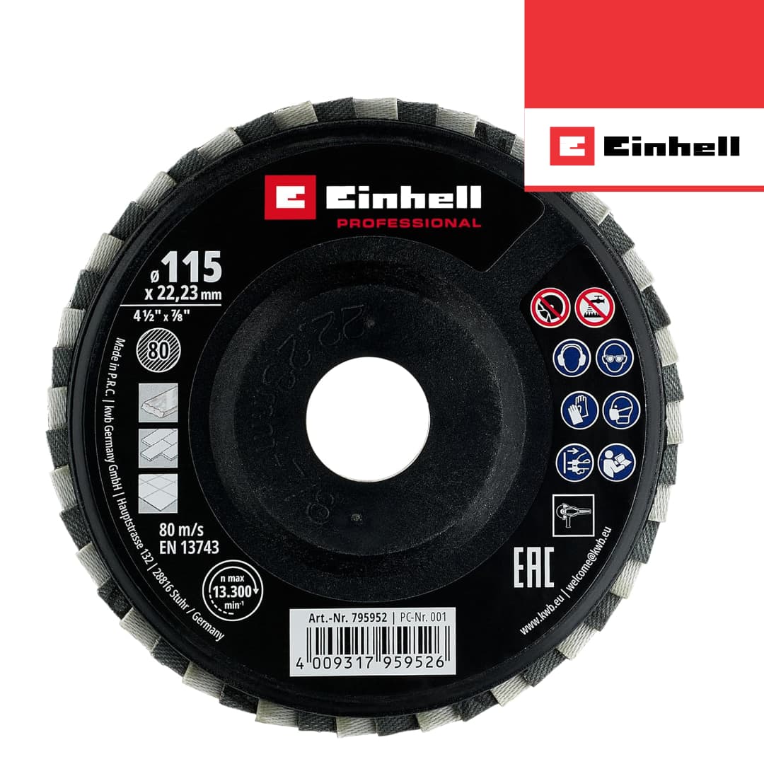 Disco Einhell Lamelas Diamante p/ Porcelânico 115MM