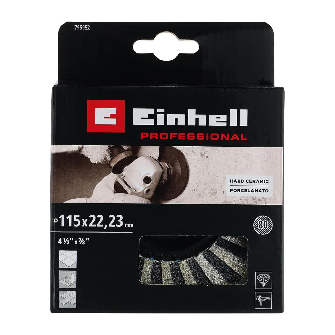 Disco Einhell Lamelas Diamante p/ Porcelânico 115MM