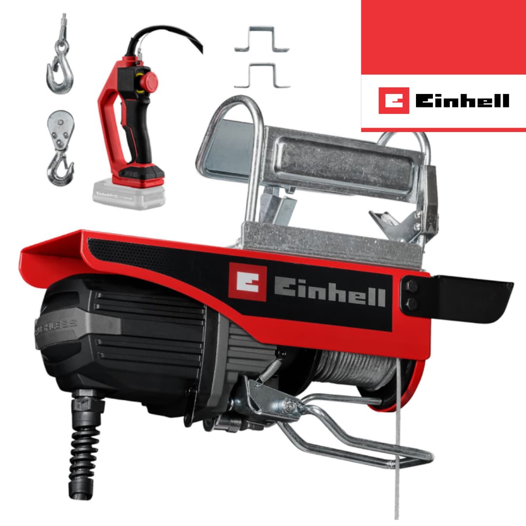Guincho Elétrico Einhell TE-EH 18/250 Li Bl - 125/250KG