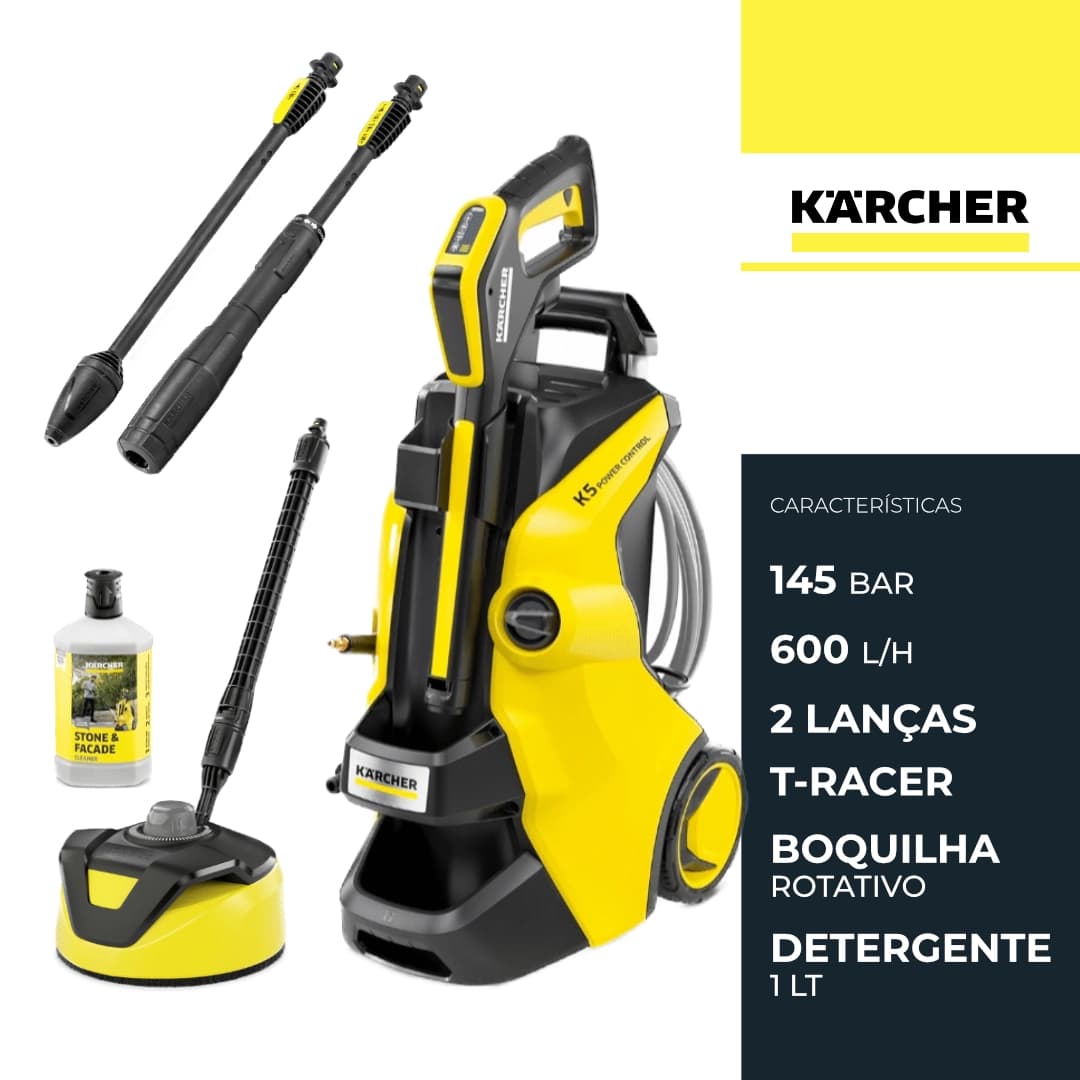 Máquina de Lavar a Pressão Karcher K5 Power Control Flex Home