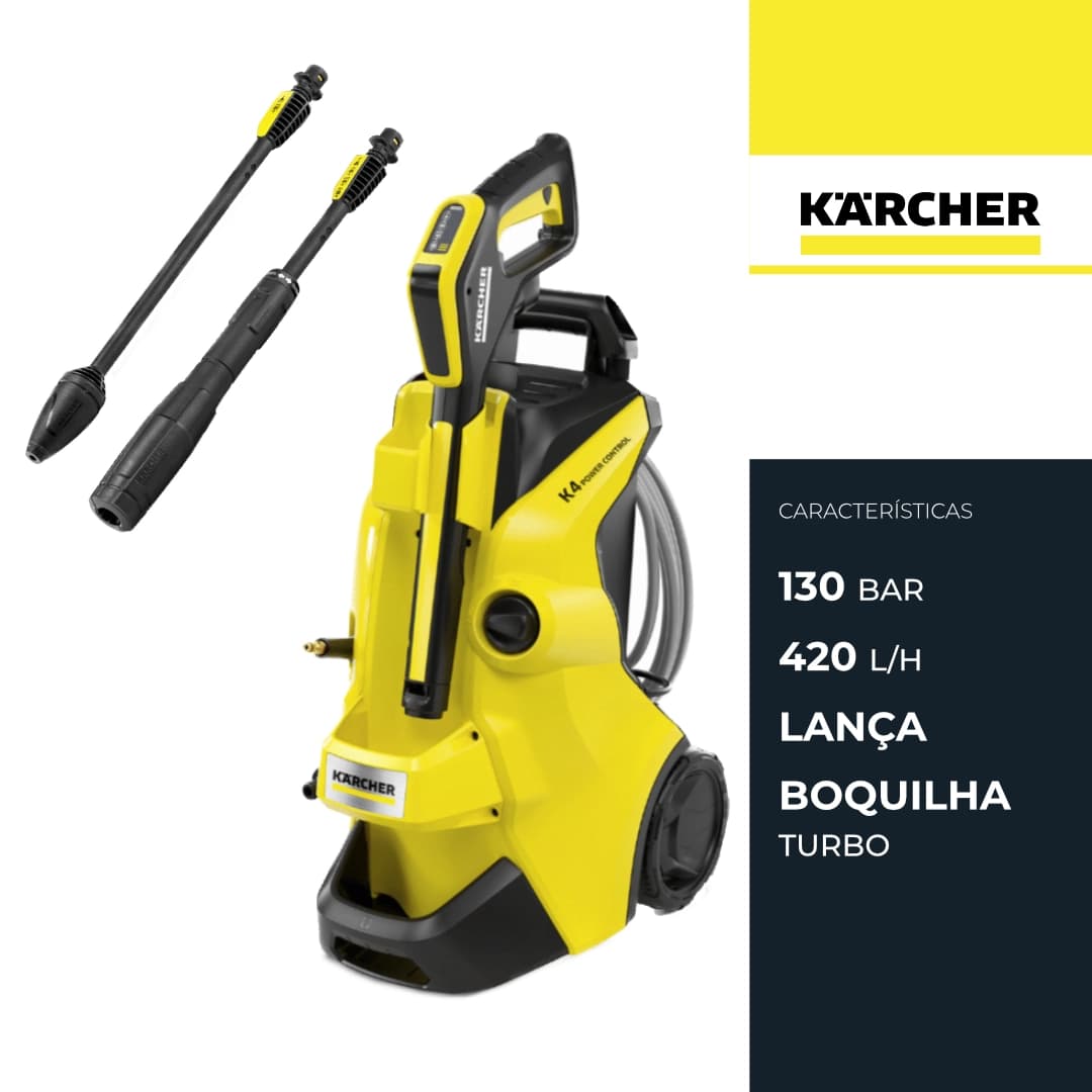 Máquina de Lavar a Pressão Karcher K4 Power Control Flex