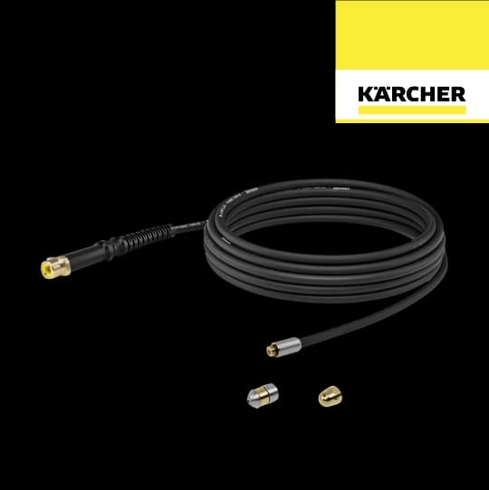 Mangueira Limpeza Tubos Karcher 7,5 mt + 2 Boquilhas