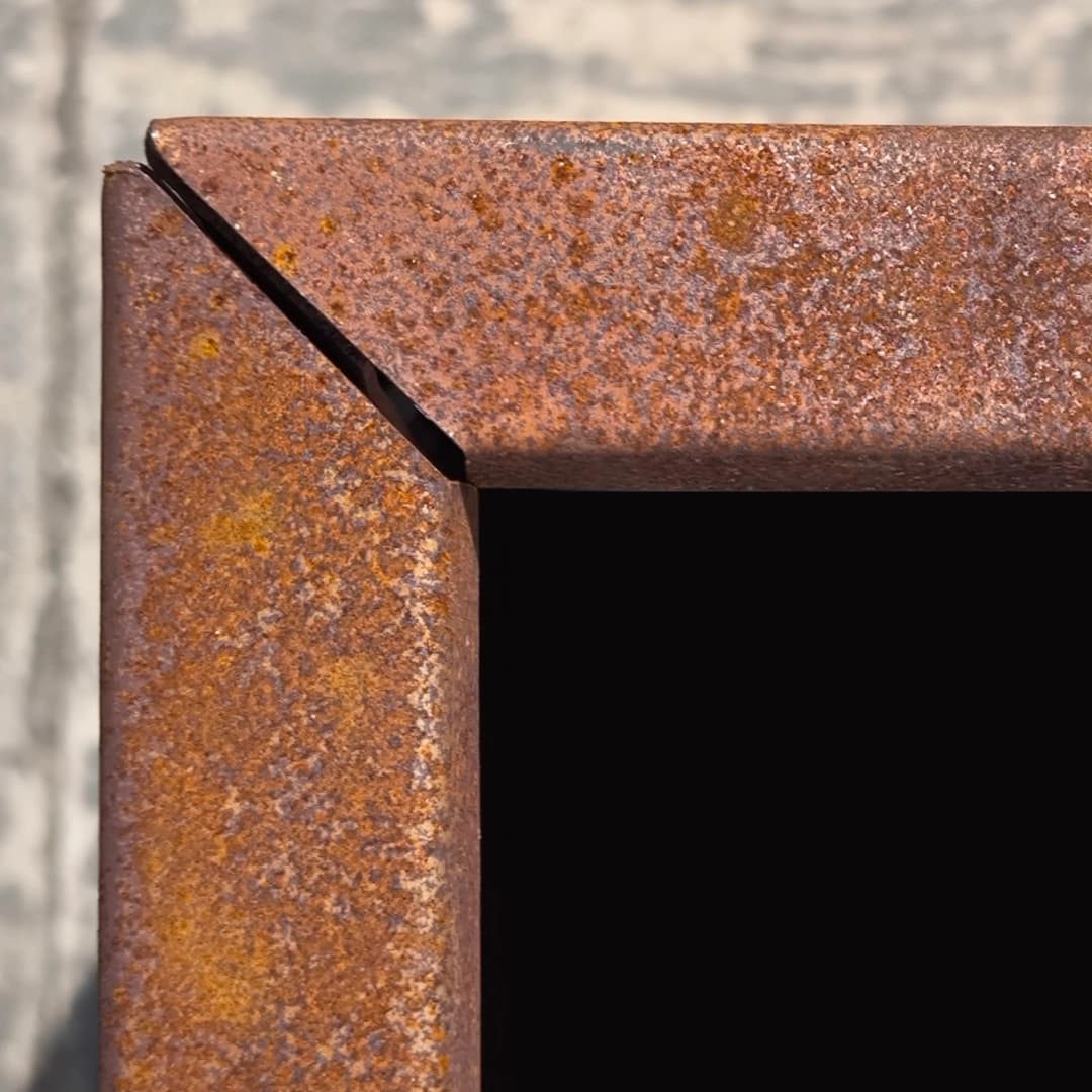 Floreira Aço Corten 50x20x45CM