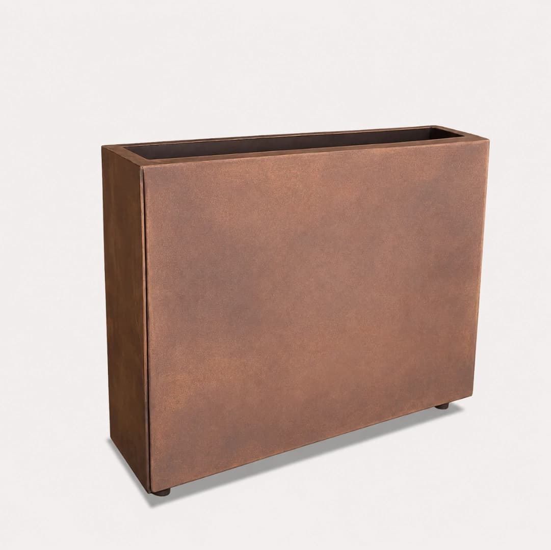 Floreira Aço Corten 60x15x40CM