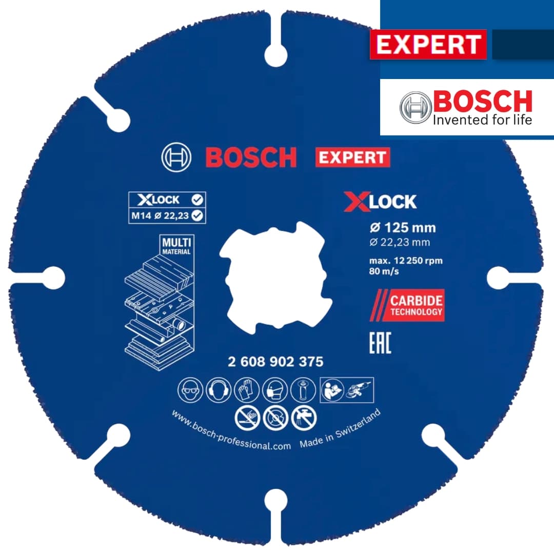 Disco Bosch Expert X-Lock p/ Multi Material 125MM (2608902375)
