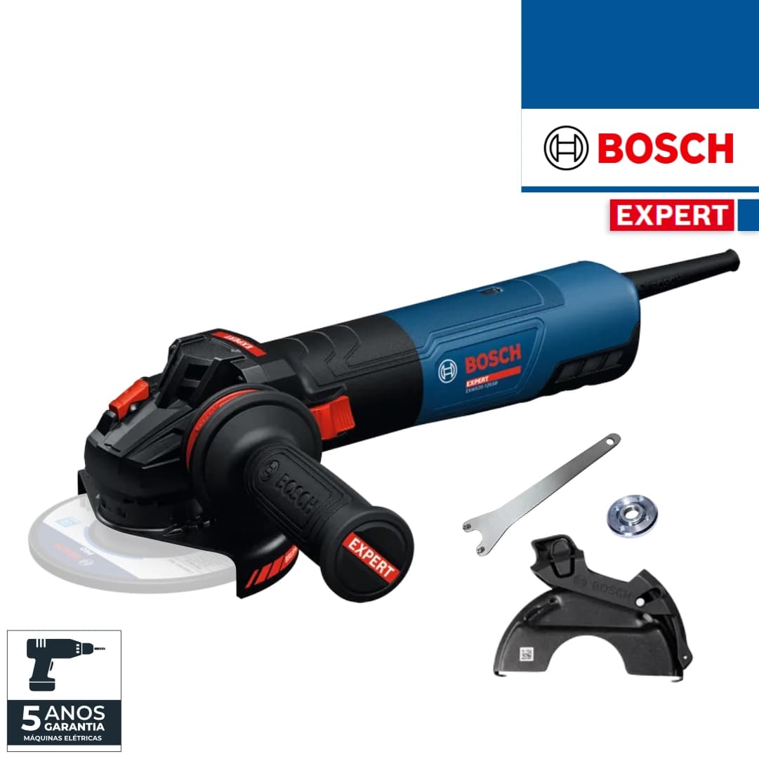 Rebarbadora Elétrica Bosch Profissional Expert EXWS-125SB 125MM (06017D5000)