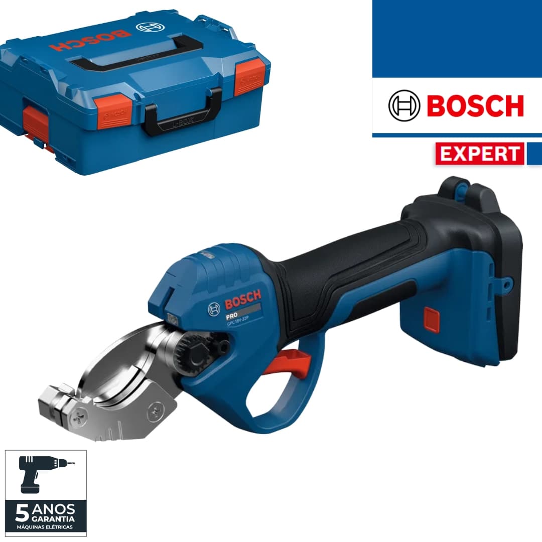 Cortador Tubos Bateria Bosch Profissional Expert GPC18V-32P + Mala (06019S2001)