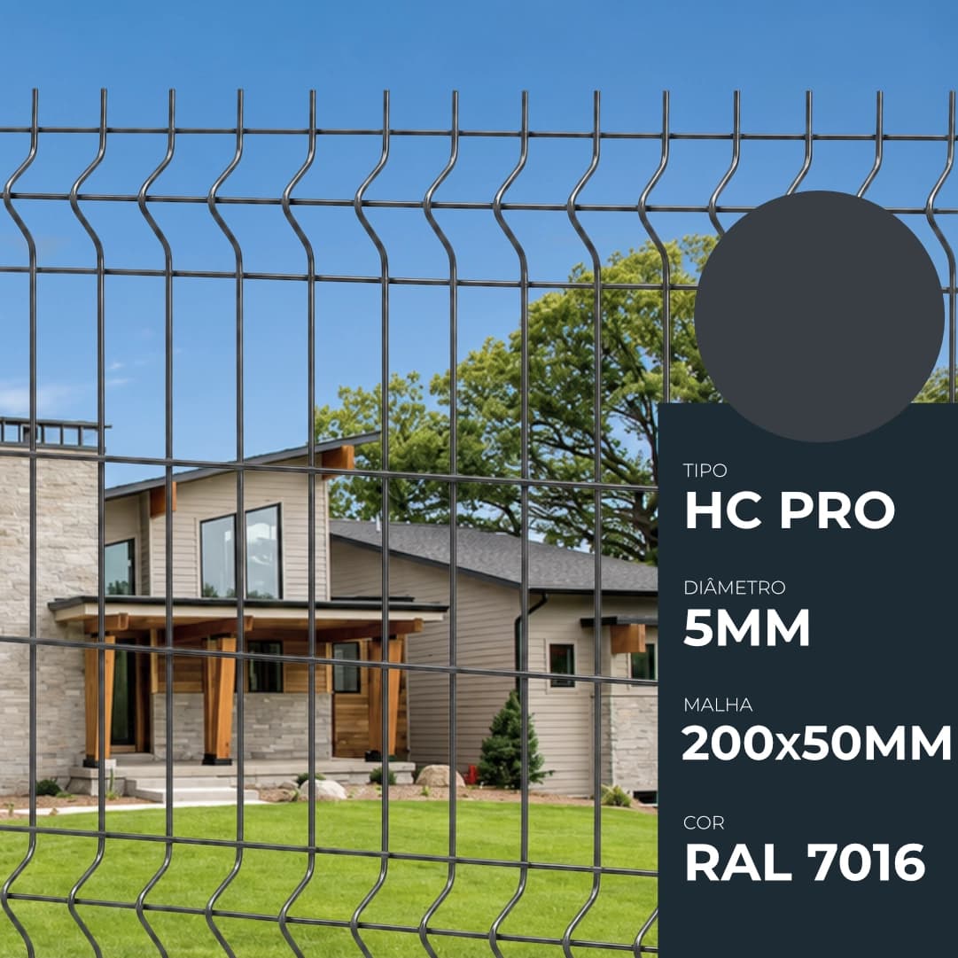 Painel Plastificado HC PRO - Cinza RAL7016