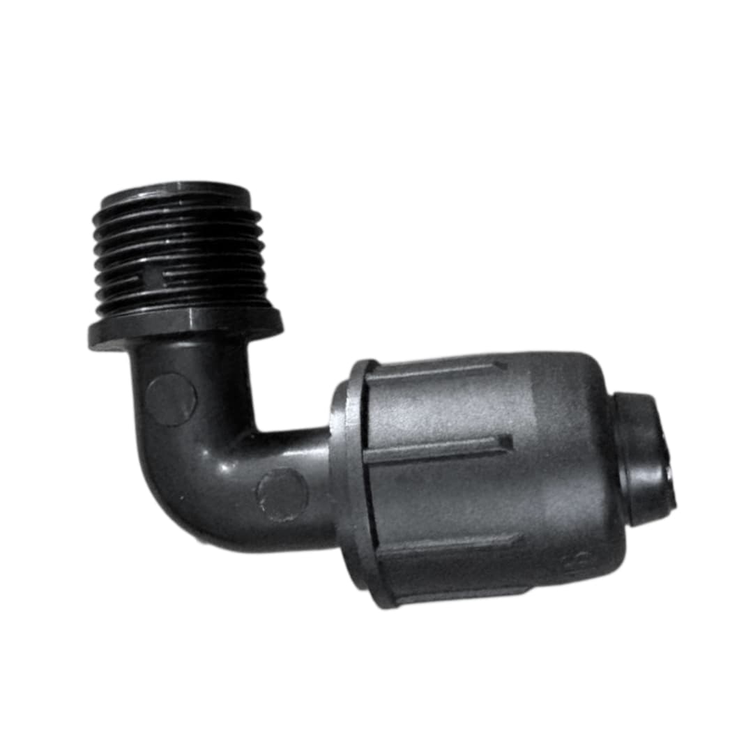Joelho Aperto Rápido Macho PE 16MMx1/2'' - 50UNI