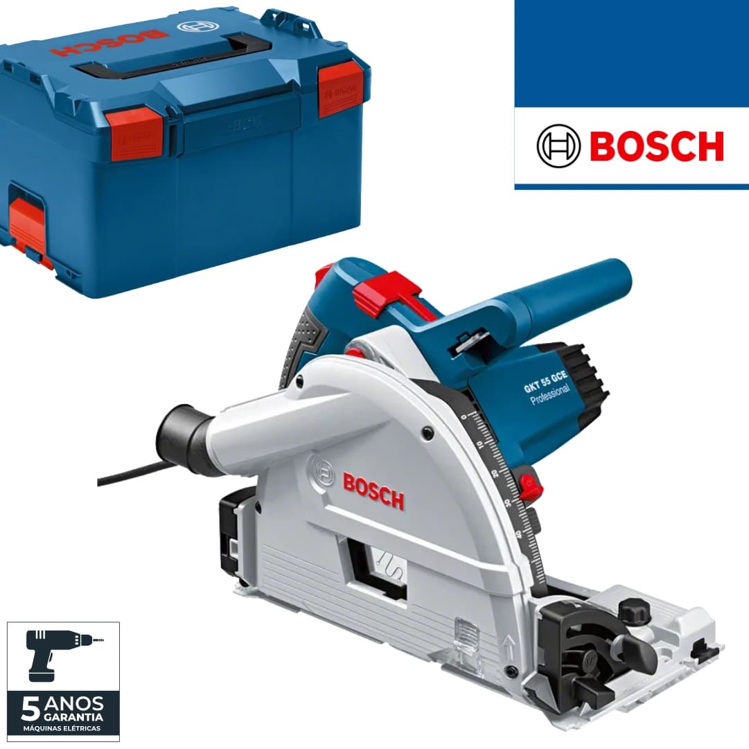 Serra Incisão Elétrica Bosch Profissional GKT 55 GCE + Mala (0601675001)