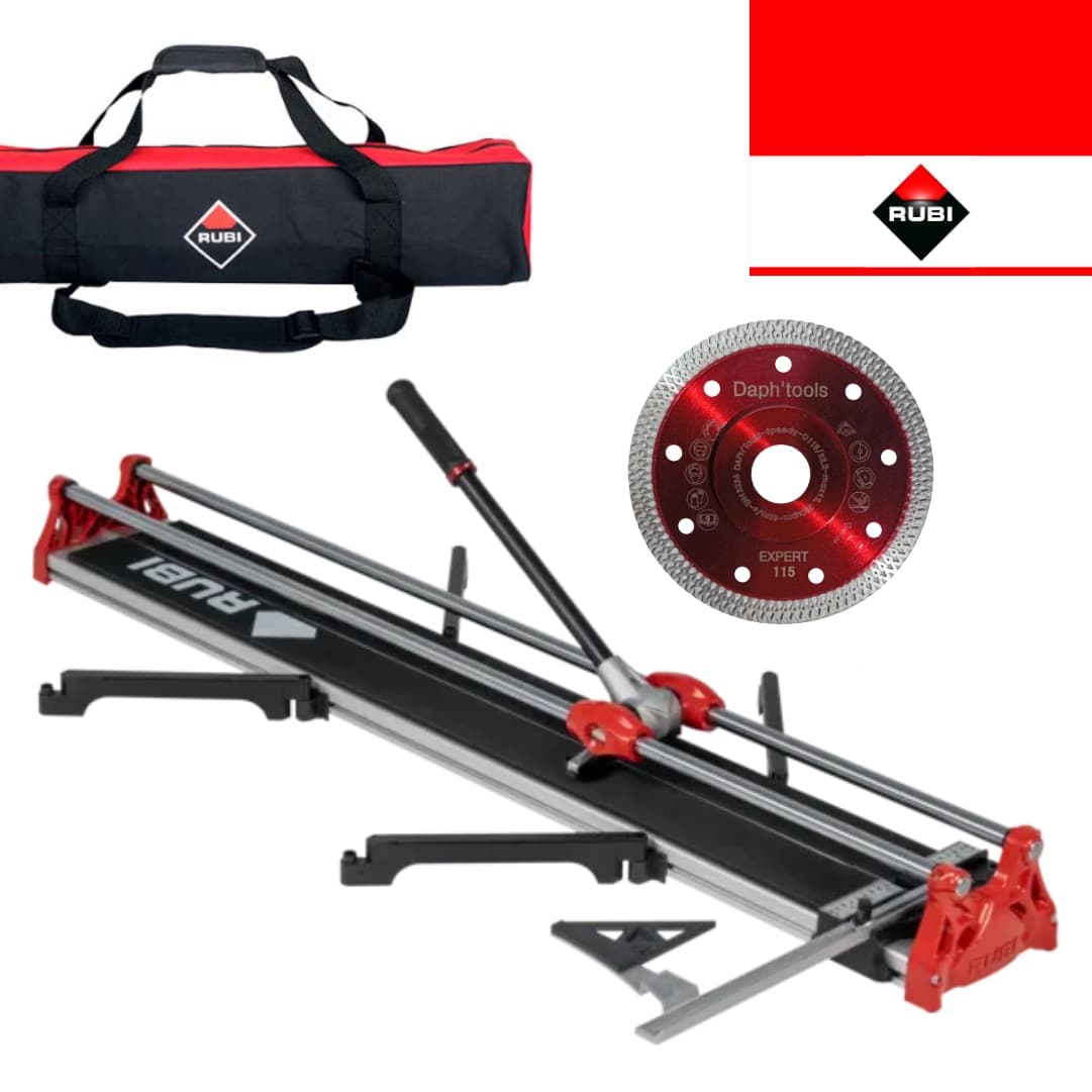 Cortador Manual Azulejo Rubi HIT-1000 N + 1 Disco Diamante 115MM + Saco (26999)