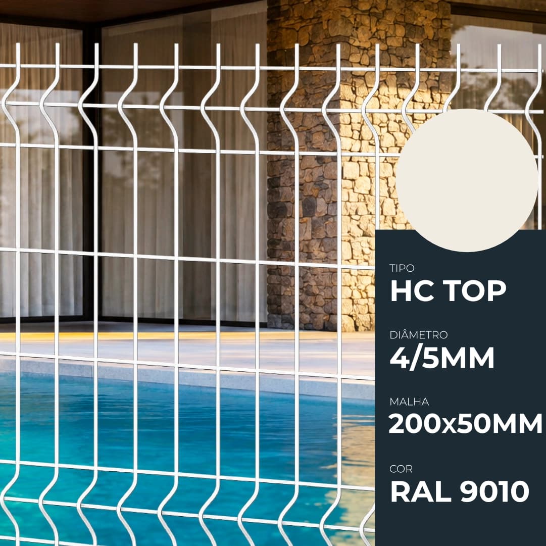 Painel Plastificado HC TOP - Branco RAL9010