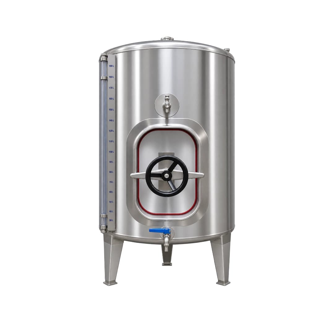 Cuba Inox 200L Porta Frontal 