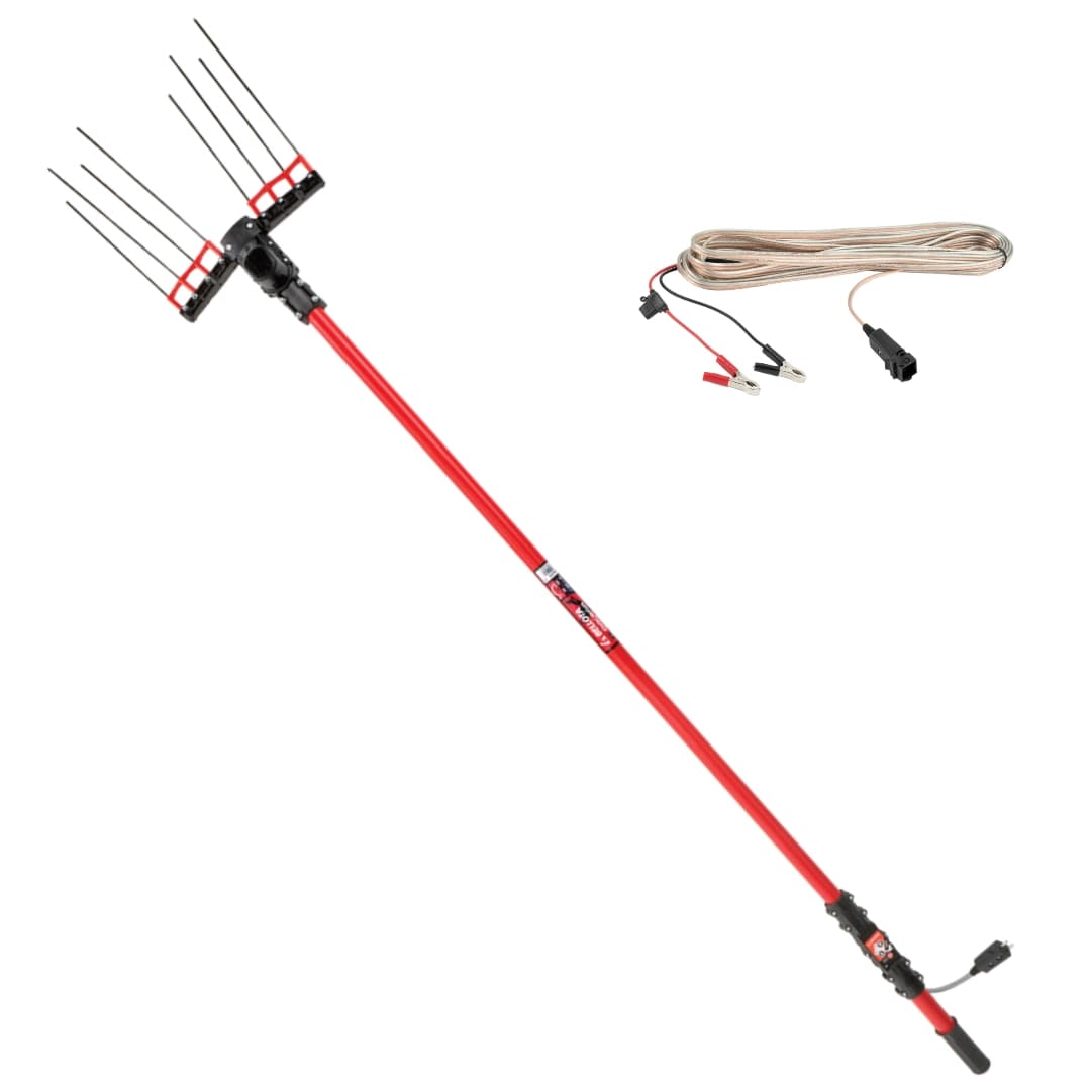 Varejador de Oliveiras a Bateria Bellota VA1 + Cabo Adaptador p/ Varejador/ Bateria Carro