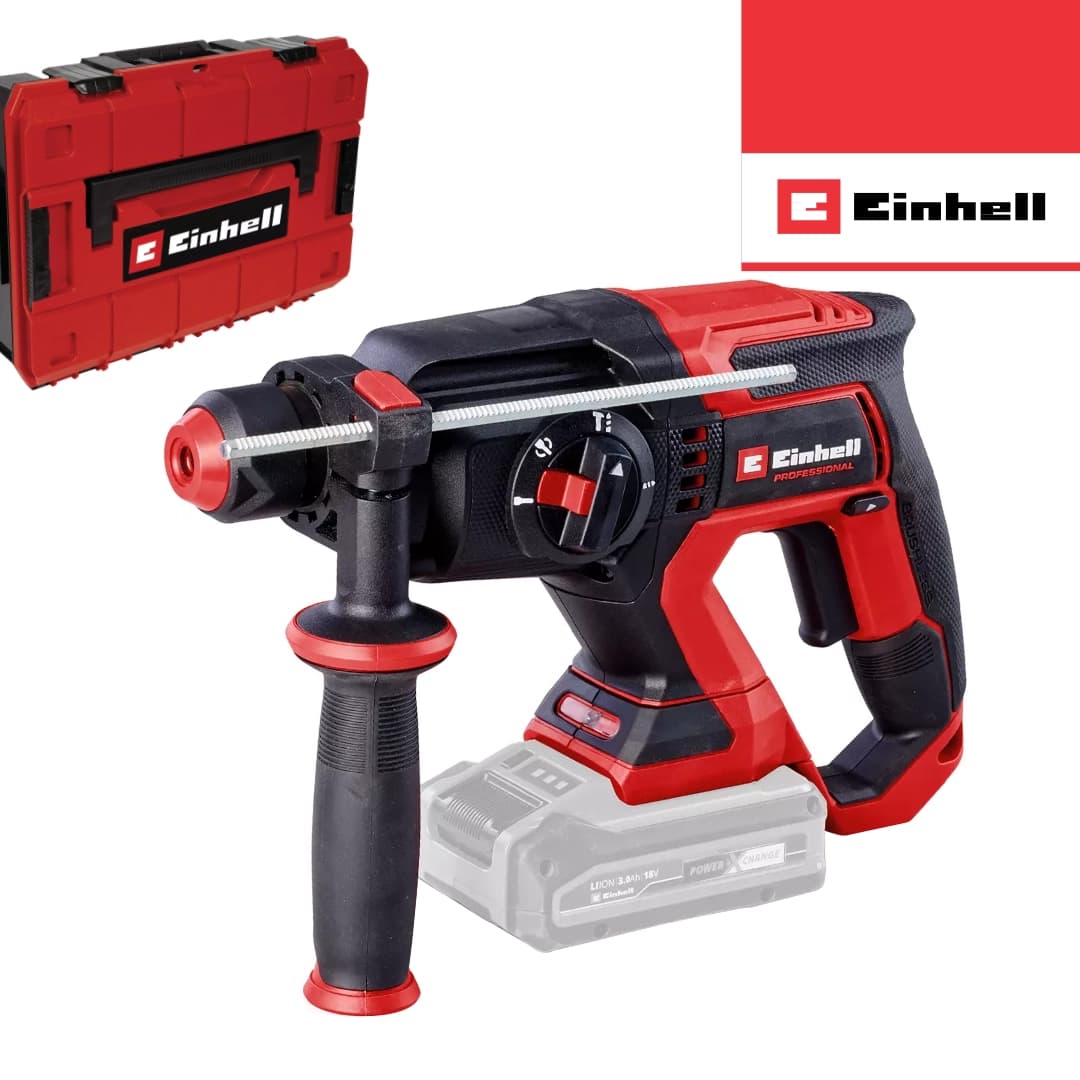 Martelo Perfurador Einhell TP-HD 18/22 D Li BL - Solo + Mala