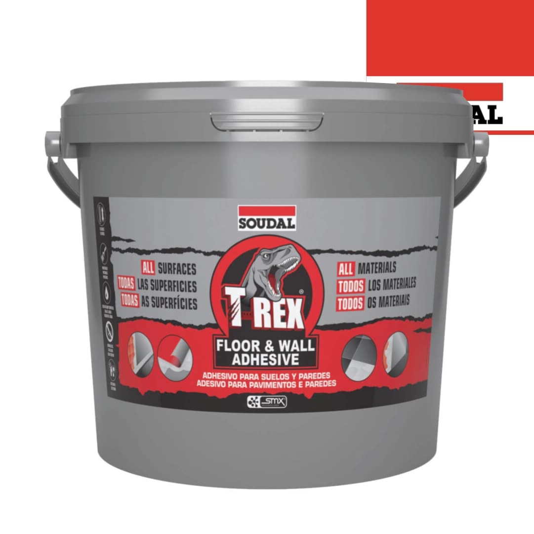 Cola Polímero Híbrido T-Rex Soudal Floor & Wall  - 4KG