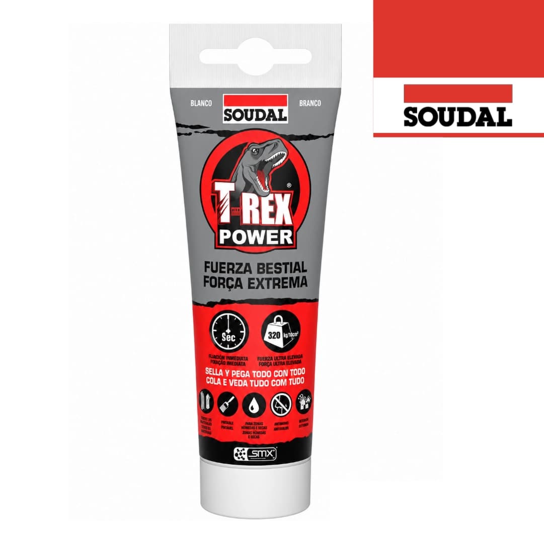 Cola e Veda T-Rex Power Soudal - 125ML