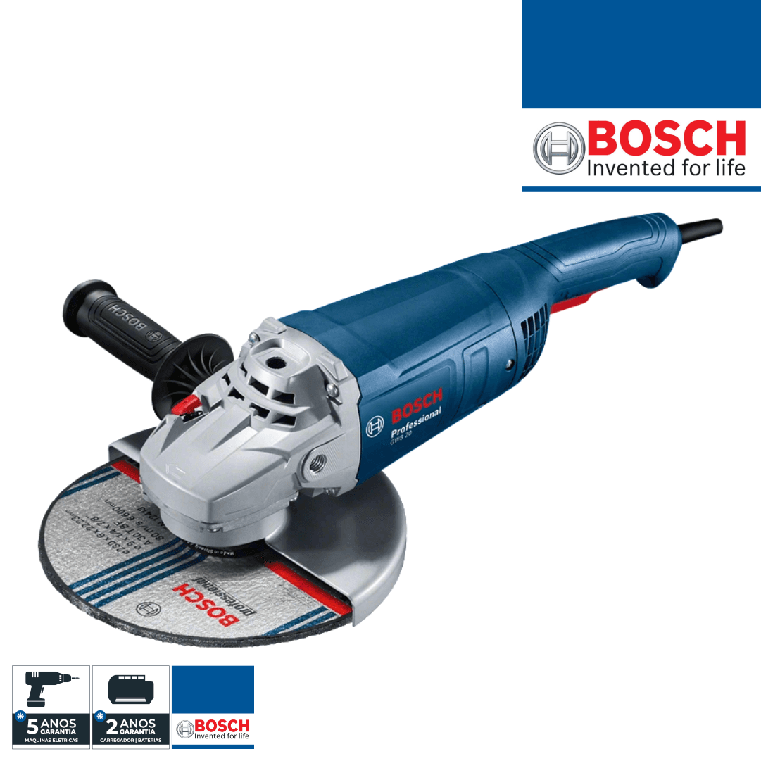 Rebarbadora Bosch Profissional GWS 20-230 P 230MM (06018C1103)