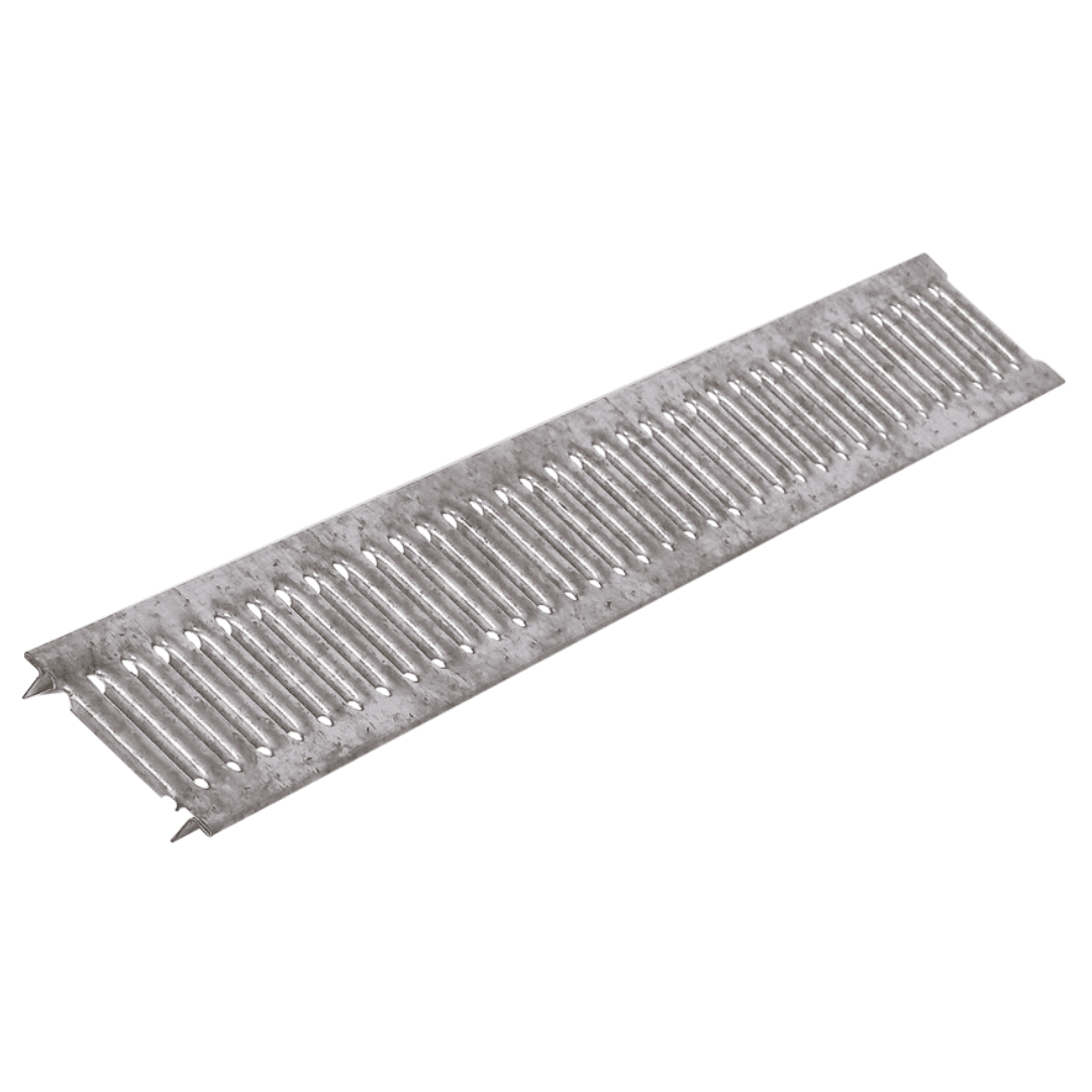 Grelha Estampada c/ Abas Aço Galvanizado A15 - 1000x120MM