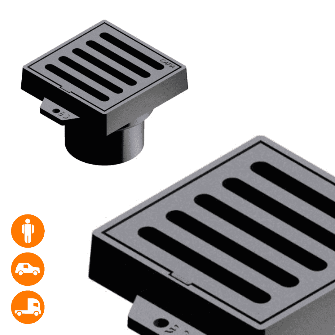 Ralo de Pavimento Ferro Fundido M125