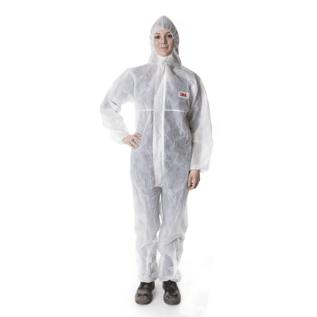 Fato Macaco Branco 3M 4500 W Descartável Tipo 1
