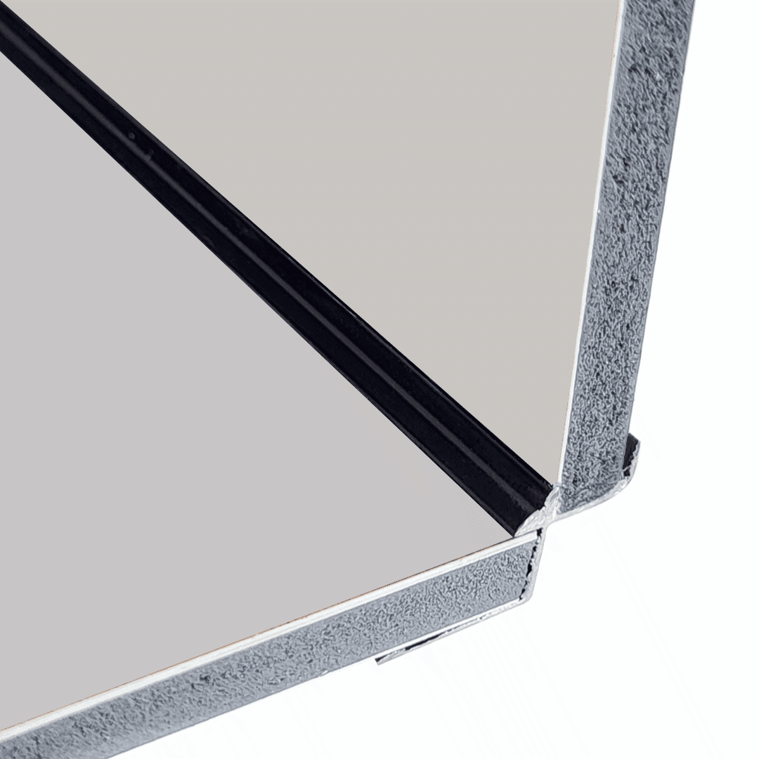Ângulo Interior Designia p/ Painel Revestimento 3000MM - Preto